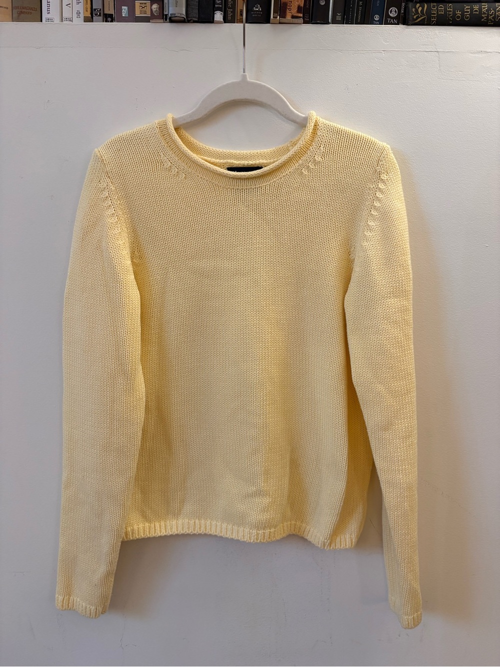 GAP Pale Yellow Crewneck Sweater